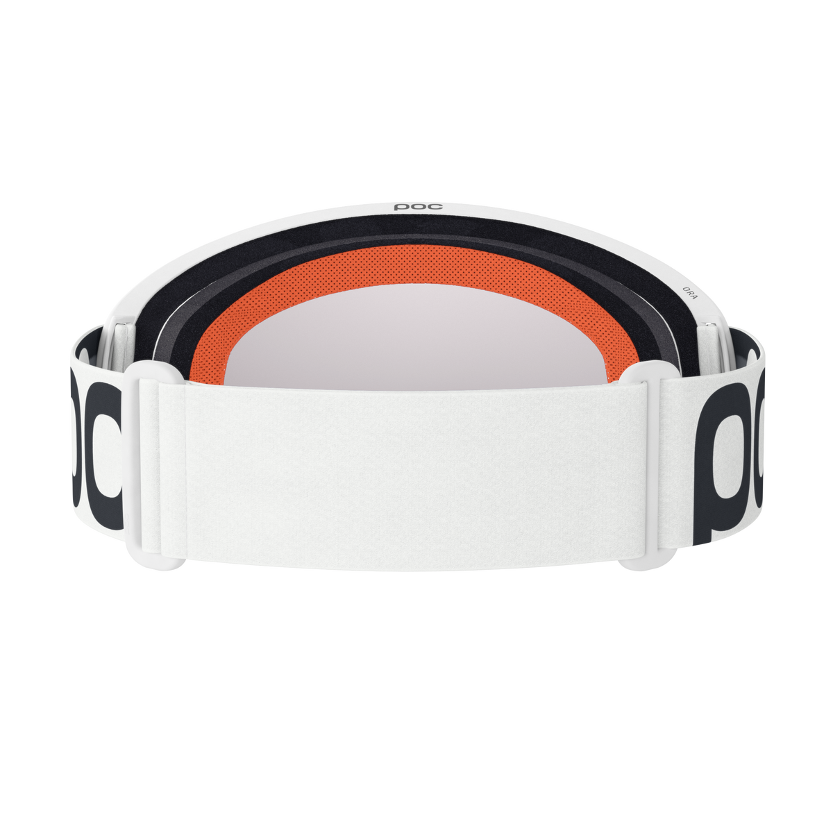 Maske POC ORA Weiß Scheibe Clarity Universal Cloudy Grey