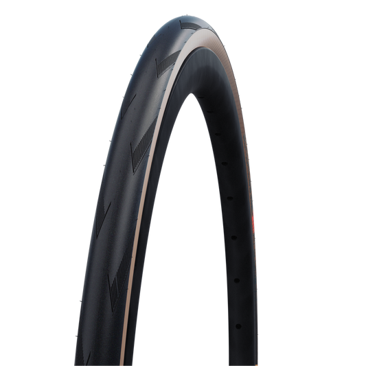 Reifen SCHWALBE PRO ONE ADDIX Race Super Race V-Guard 700c Tubeless Ready Beige