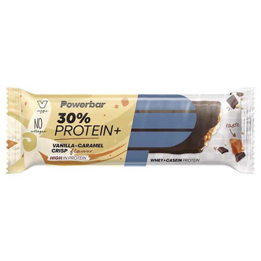 Regenerationsriegel POWERBAR 30% PROTEIN PLUS (55 g) Karamell Vanille Crispy