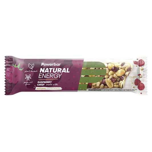 Energieriegel POWERBAR NATURAL ENERGY (40 g) Himbeere Crispy