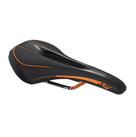 Sattel REVERSE COMPONENTS AM ERGO Schienen CrMo Schwarz/Orange