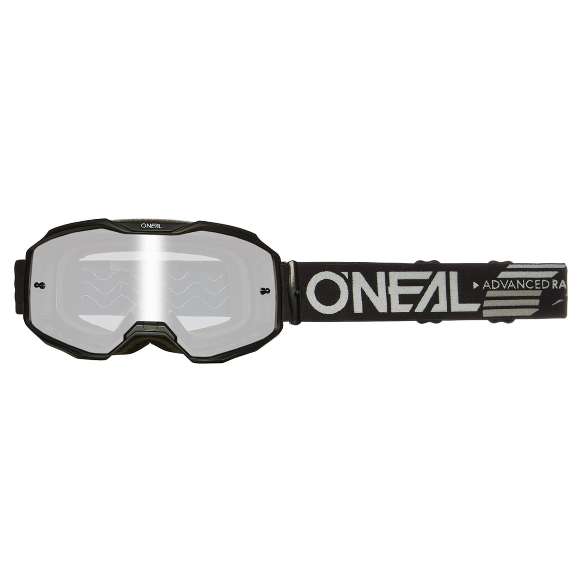 Maske O'NEAL B-10 SOLID Schwarz Scheibe Silver Mirror