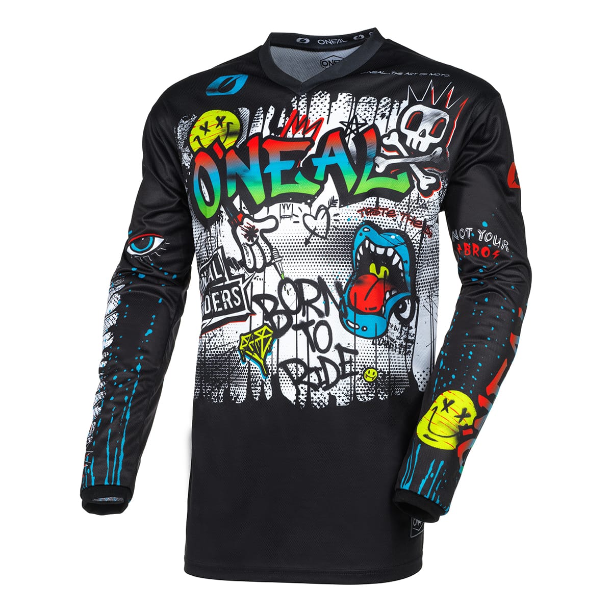 Trikot O'NEAL ELEMENT RANCID Schwarz/Weiß