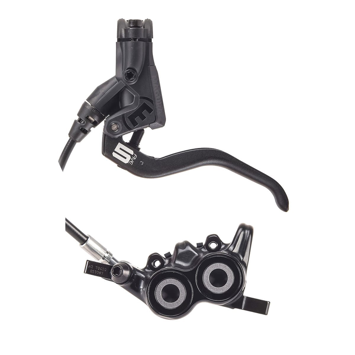 MAGURA MT5 Vorder- oder Hinterbremse ohne Scheibe Schwarz