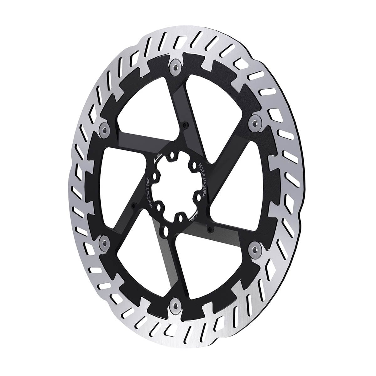 MAGURA MDR-P 6-Loch Bremsscheibe Schwarz