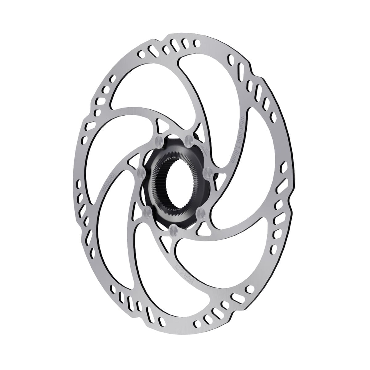 Bremsscheibe MAGURA MDR-C Center-Lock für Steckachse 15/20 mm Silber