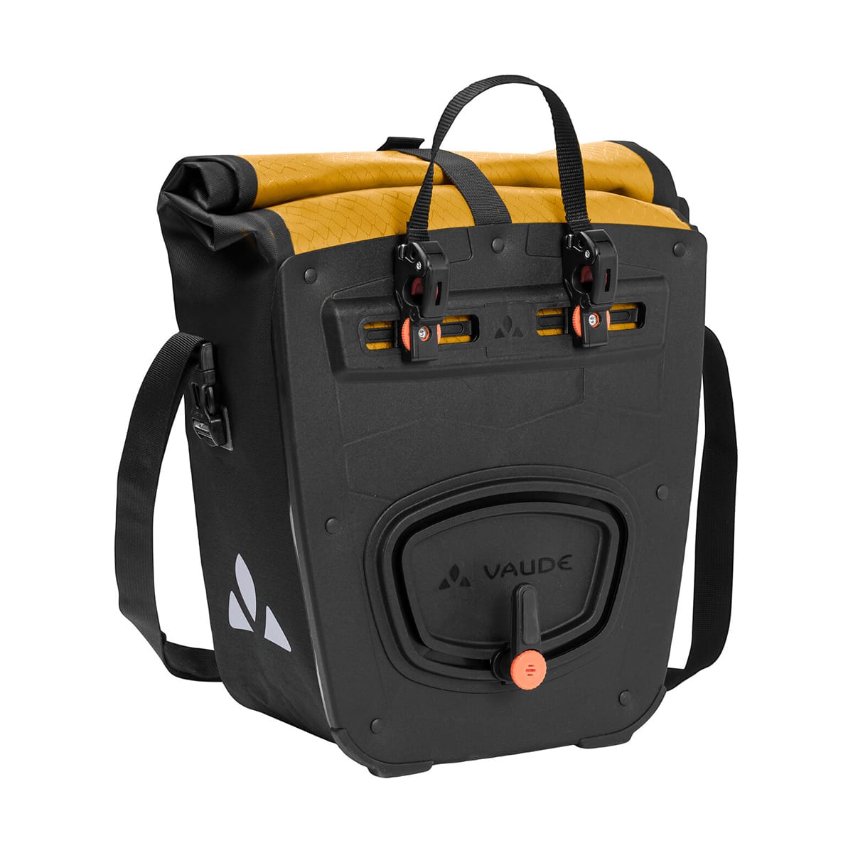 Paar Gepäckträgertaschen VAUDE AQUA FRONT 28 L Senfgelb