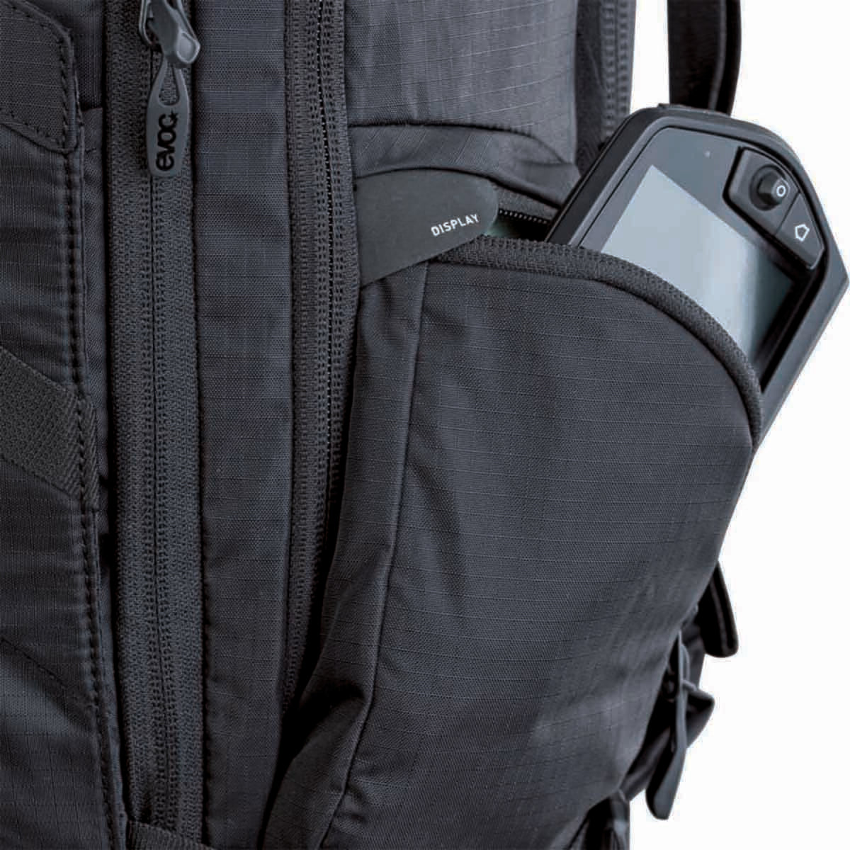 Rucksack mit Rückenprotektor EVOC TRAIL E-RIDE 20L Schwarz