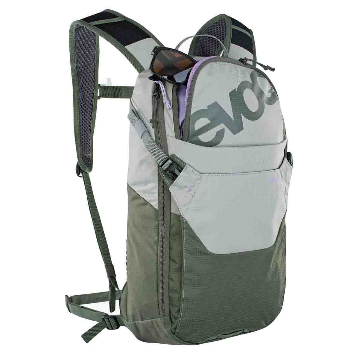 Rucksack EVOC RIDE 8L Grau/Khaki