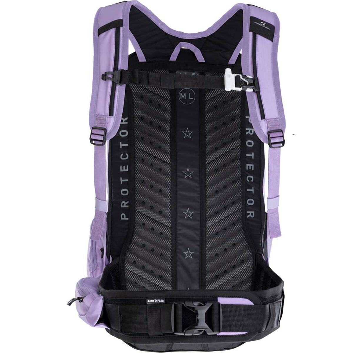 Rucksack mit Rückenprotektion EVOC TRAIL E-RIDE 20L Pink