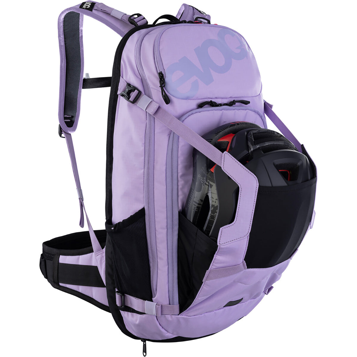 Rucksack mit Rückenprotektion EVOC TRAIL E-RIDE 20L Pink