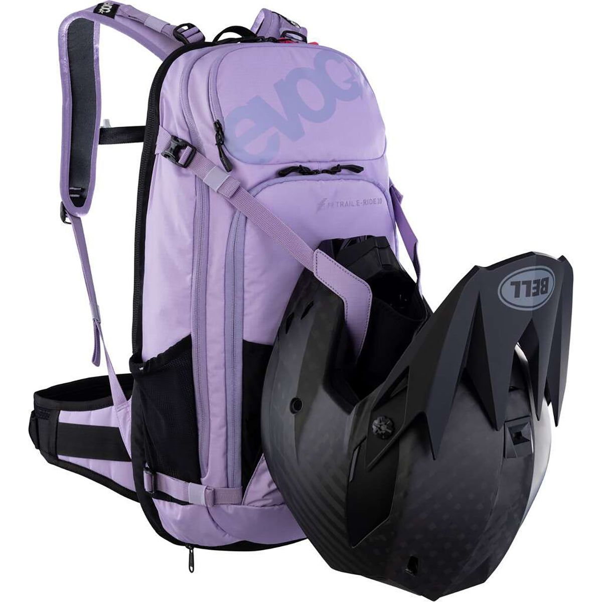 Rucksack mit Rückenprotektion EVOC TRAIL E-RIDE 20L Pink
