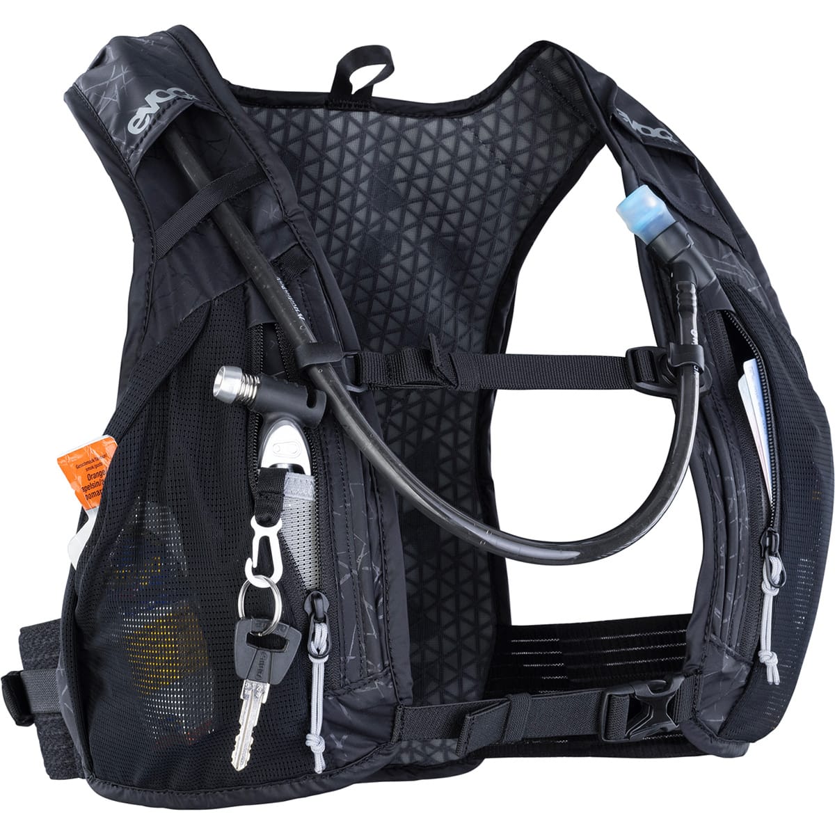 Hydratationsrucksack EVOC HYDRO PRO 6 L Schwarz
