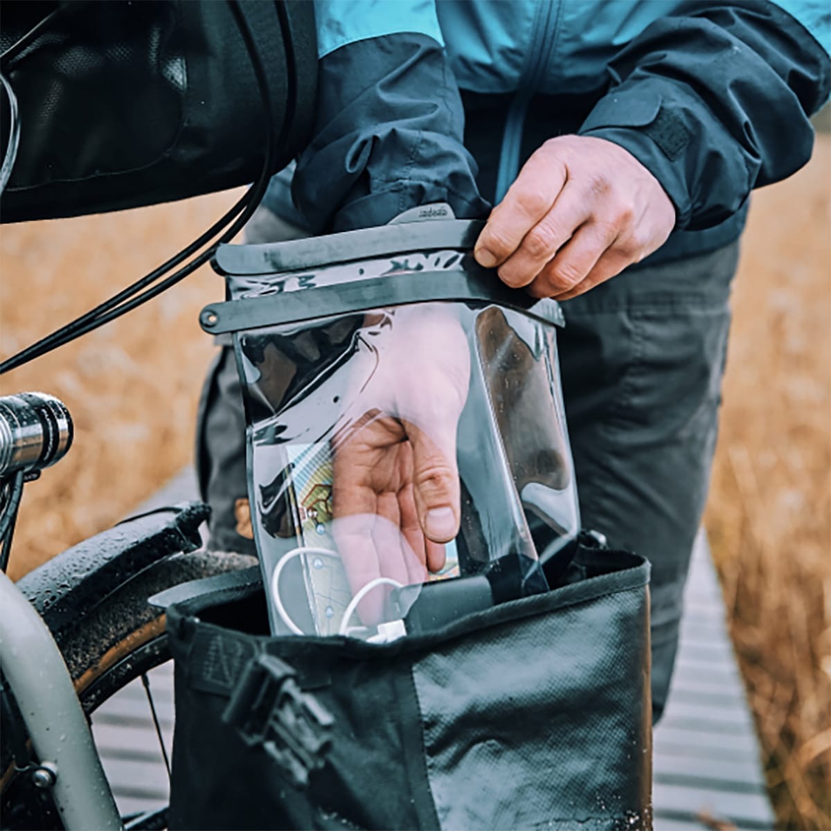 Wasserdichte Tasche FIDLOCK DRY BAG 260 Schwarz