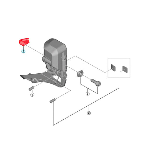 Anschlussabdeckung für SHIMANO Rennrad Di2 Umwerfer
