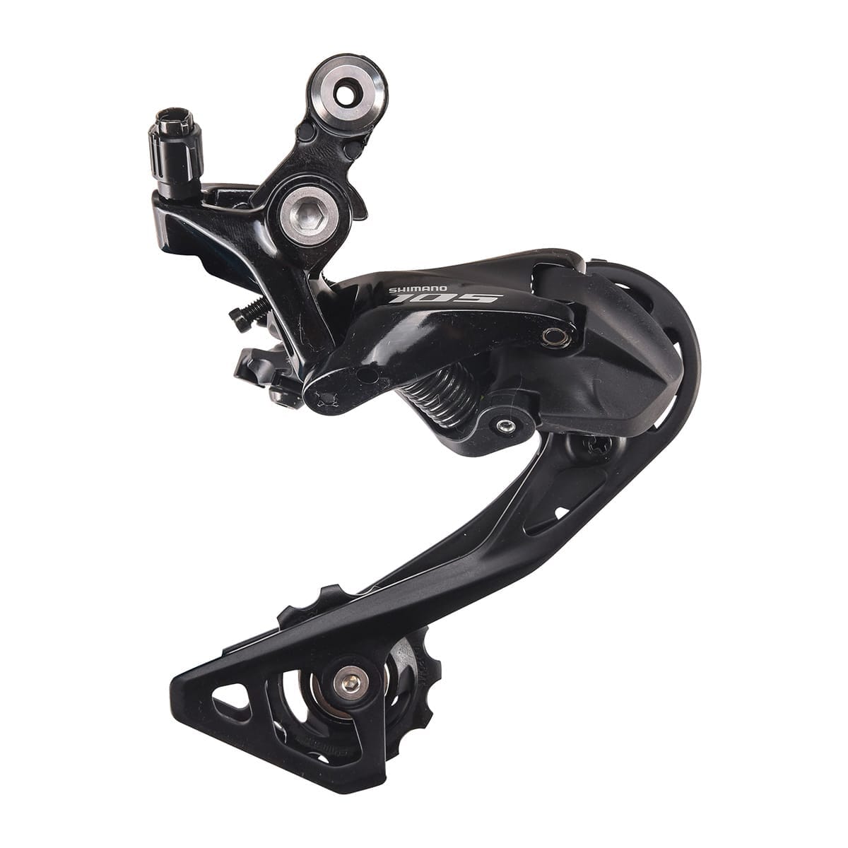 Hinteres Schaltwerk SHIMANO 105 R7000 2x11G mittlerer Käfig Schwarz