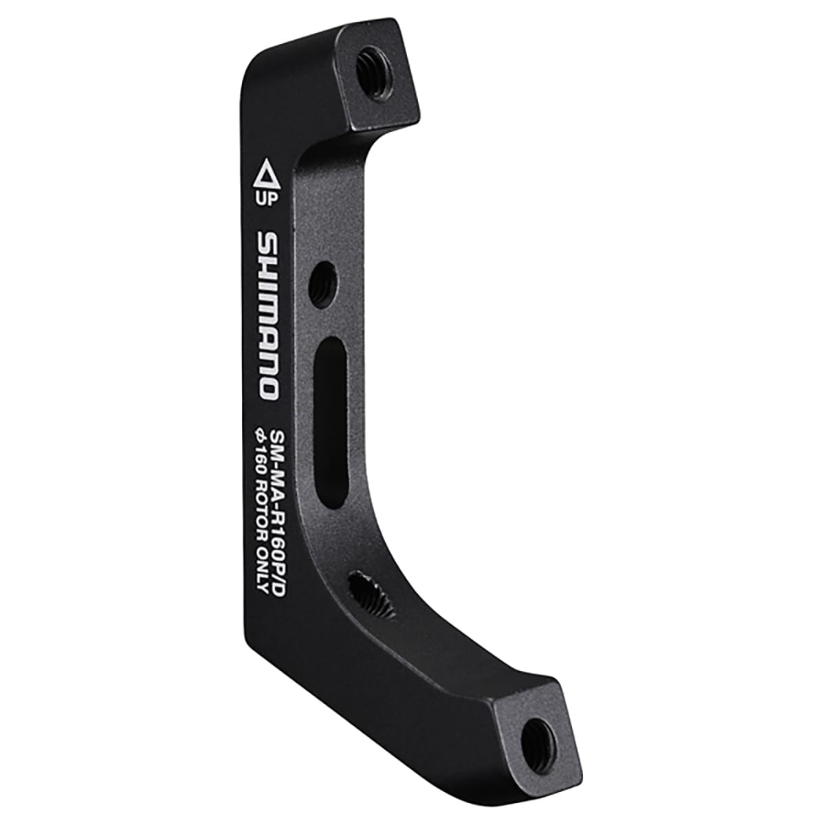 Hinterer Bremssatteladapter SHIMANO SM-MA-R160 POST MOUNT> FLAT MOUNT Scheibe 160 mm