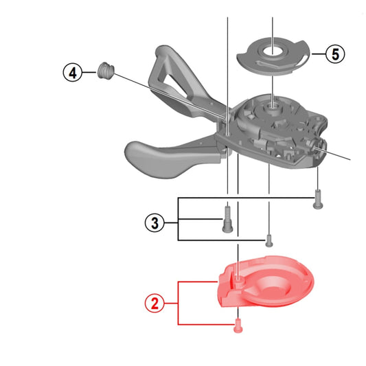 Schalthebelgehäuse SHIMANO SLX SL-M7000 Links #Y06N98020