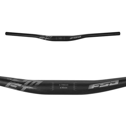 Lenker FSA COMET Aluminium Rise 15mm 35/760mm Schwarz