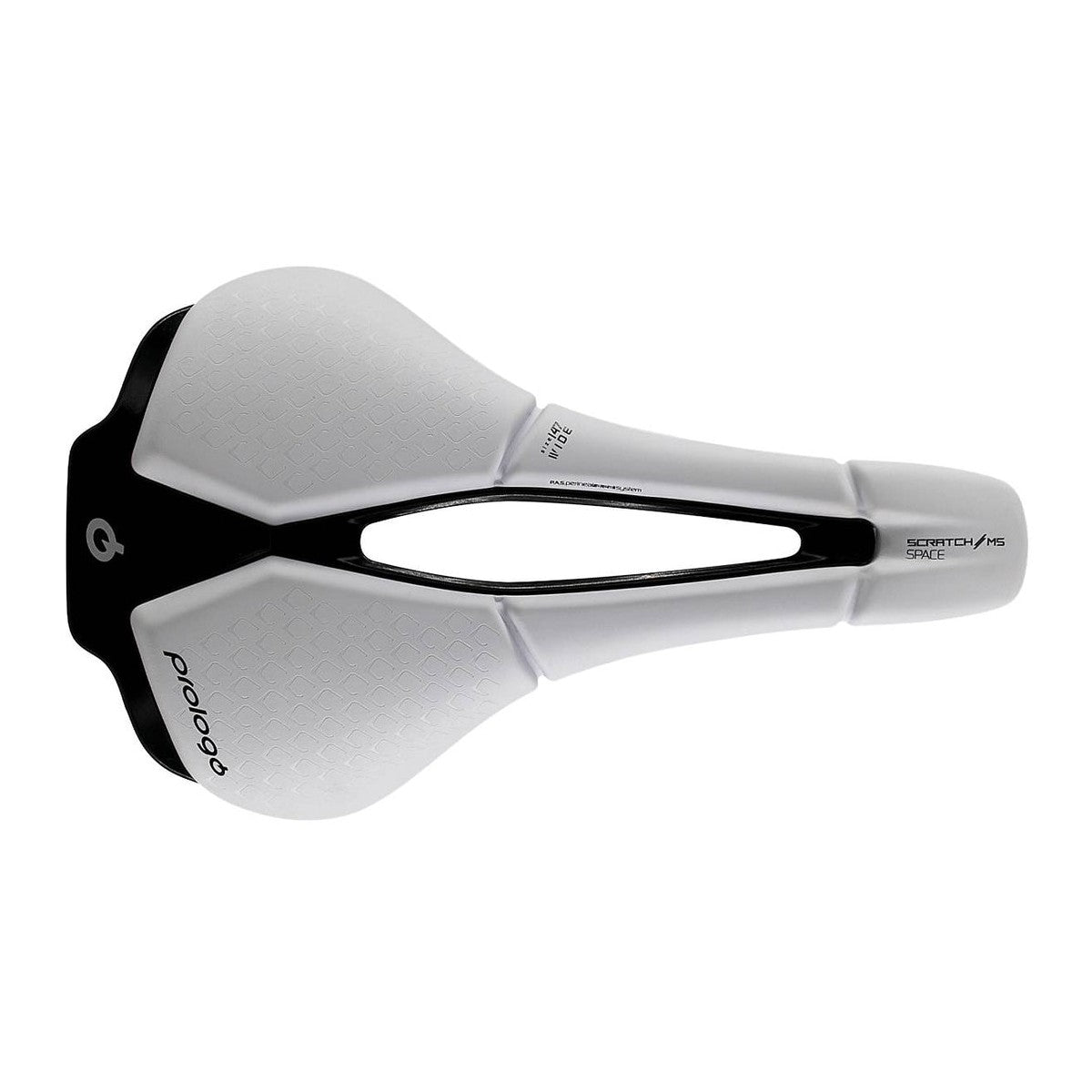 Sattel PROLOGO SCRATCH M5 PAS SPACE Schienen Tirox Breite 147mm Weiß