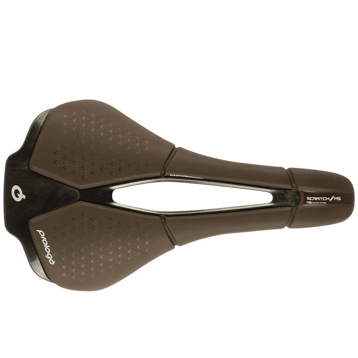 Sattel PROLOGO SCRATCH M5 PAS Schienen Tirox Braun