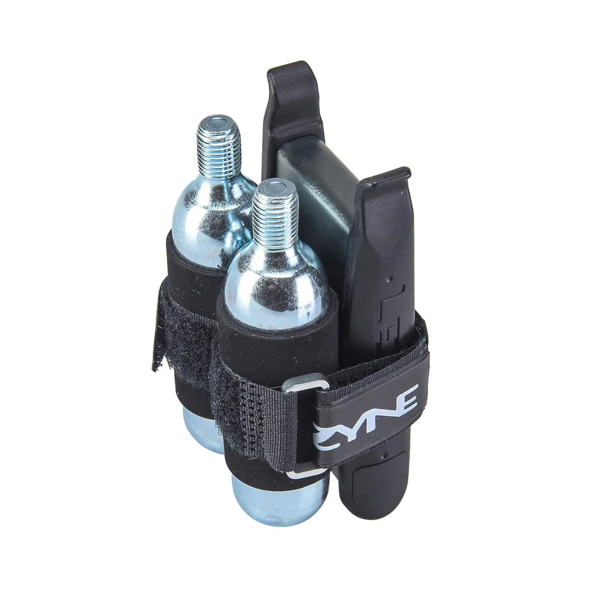CO2-Inflator LEZYNE TWIN KIT + Gewindete CO2-Kartusche 16 g (x2)