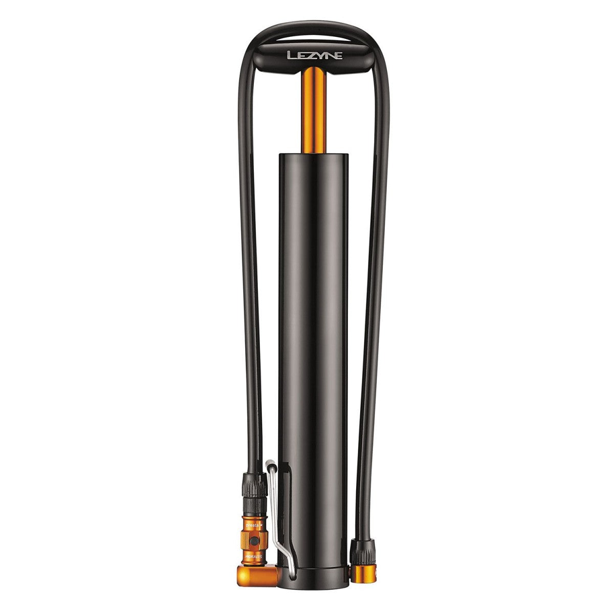 Kompakte Standpumpe LEZYNE MICRO FLOOR DRIVE XL HV Schwarz