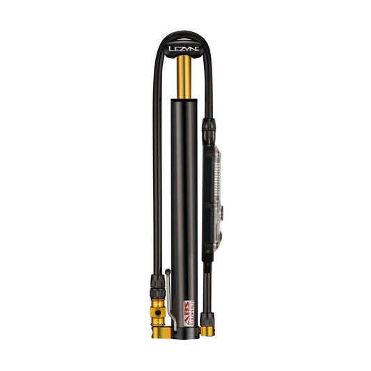 Kompakte Standpumpe LEZYNE MICRO FLOOR DRIVE DIGITAL HVG Schwarz