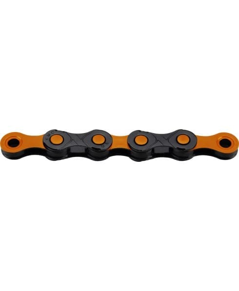 12V KMC DLC12 Schwarz/Orange Kette