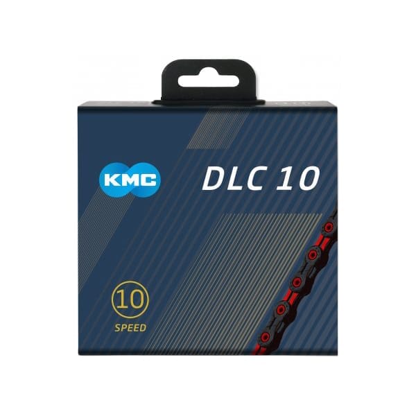 Kette 10-fach KMC DLC10 Schwarz/Rot