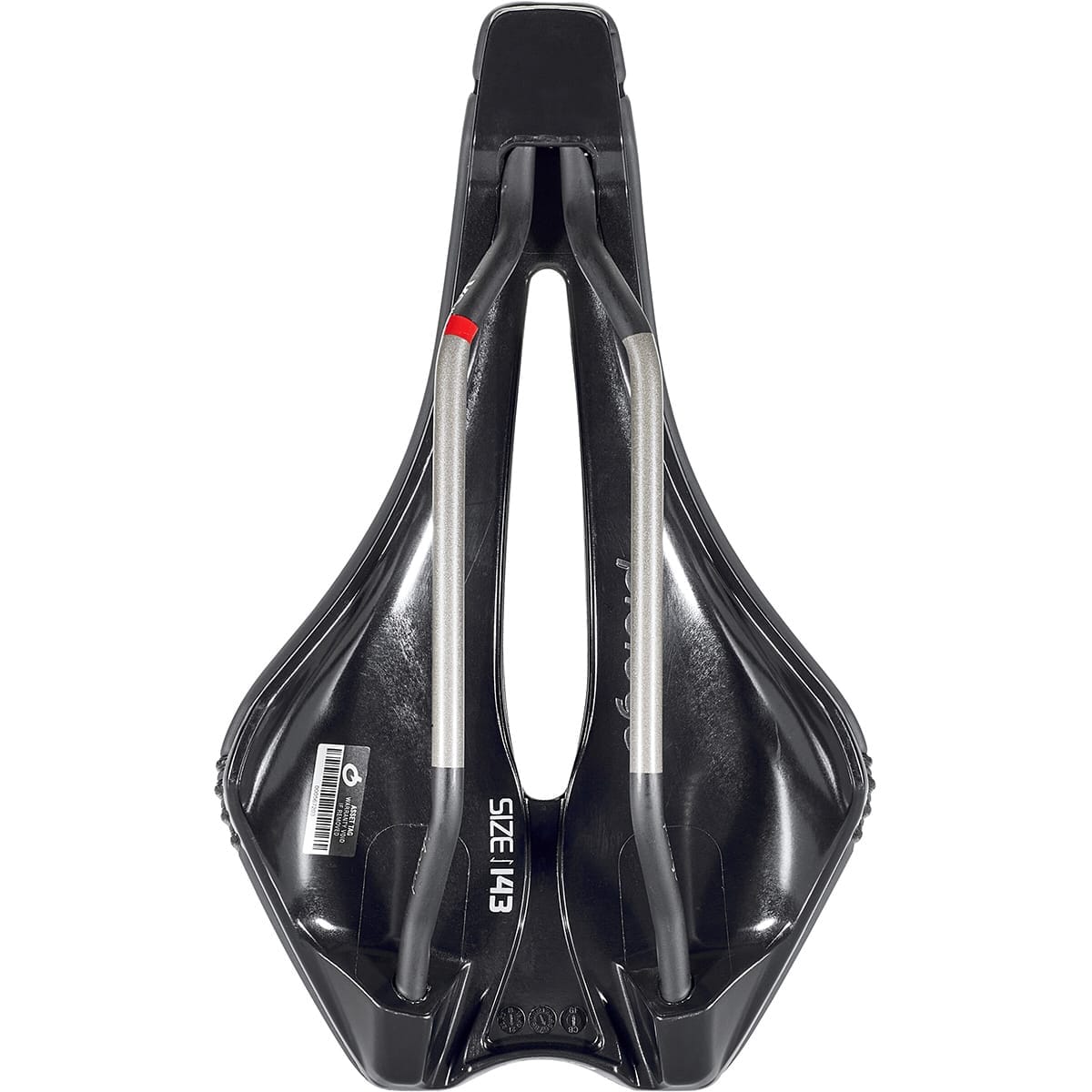 Sattel PROLOGO DIMENSION NDR 143 mm Schienen TiroX Schwarz
