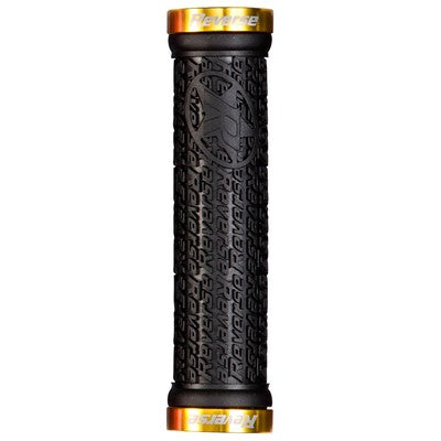 Griffe REVERSE COMPONENTS STAMP Lock-On Ø 30mm Schwarz/Gold