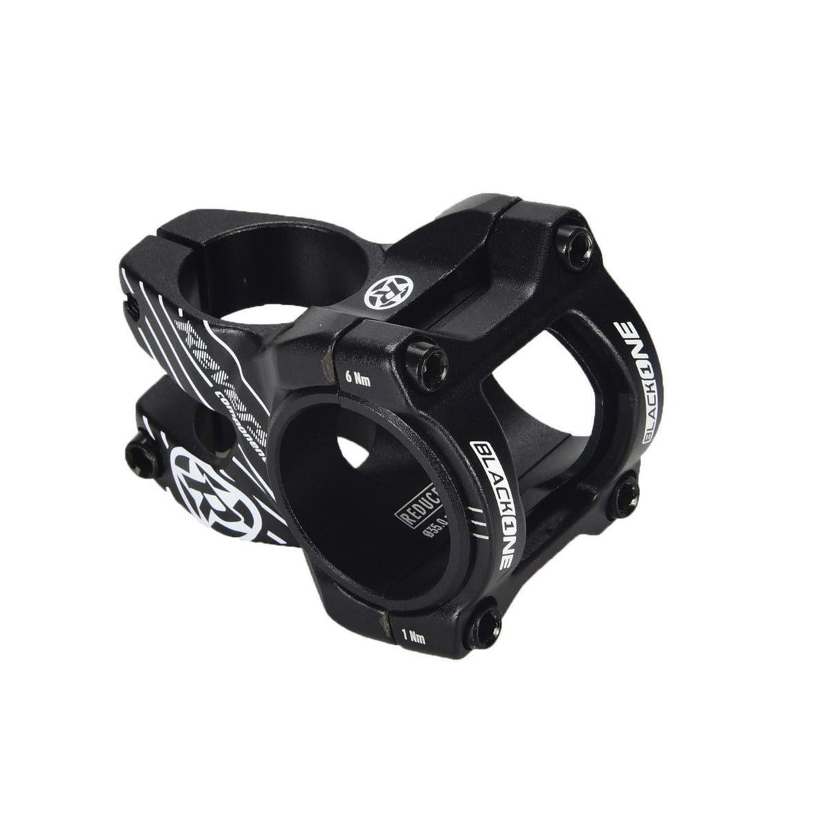 Vorbau REVERSE COMPONENTS BLACK ONE D-2 Schwarz/Weiß