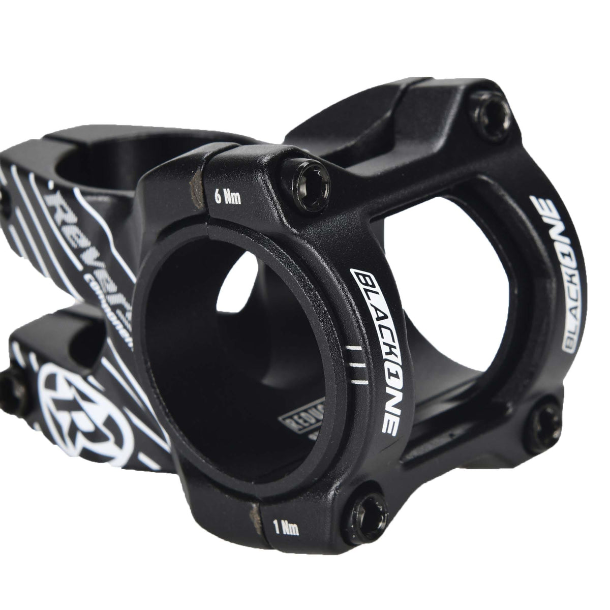 Vorbau REVERSE COMPONENTS BLACK ONE D-2 Schwarz/Weiß