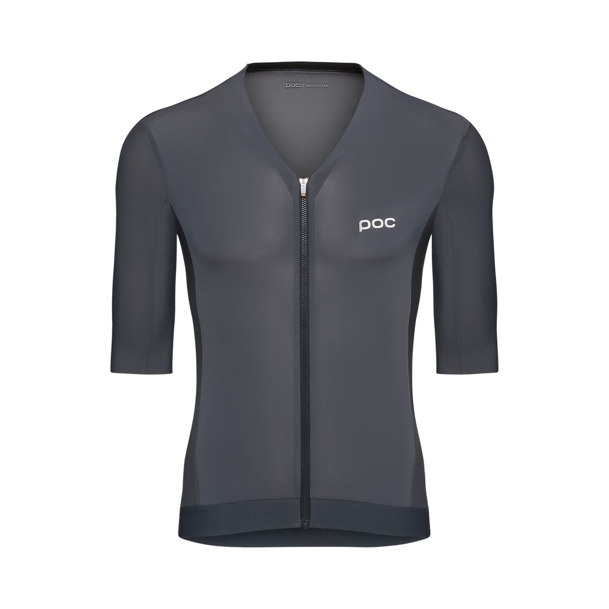 Trikot POC RACEDAY Kurzarm Grau