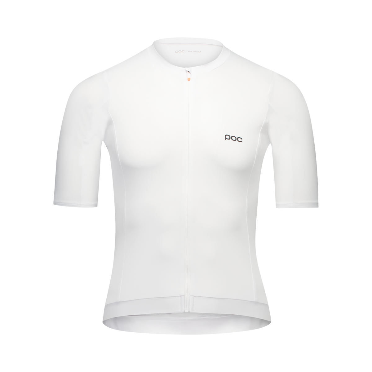 Maillot POC CADENCE Kurzarm Weiß