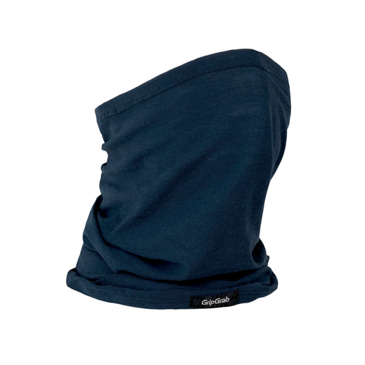 GRIPGRAB Multifunktions-Halstuch Merino Marineblau