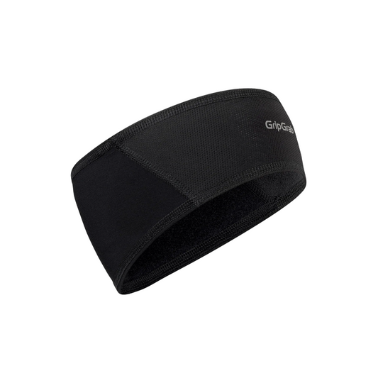 Stirnband GRIPGRAB THERMO Windabweisend Winter Schwarz