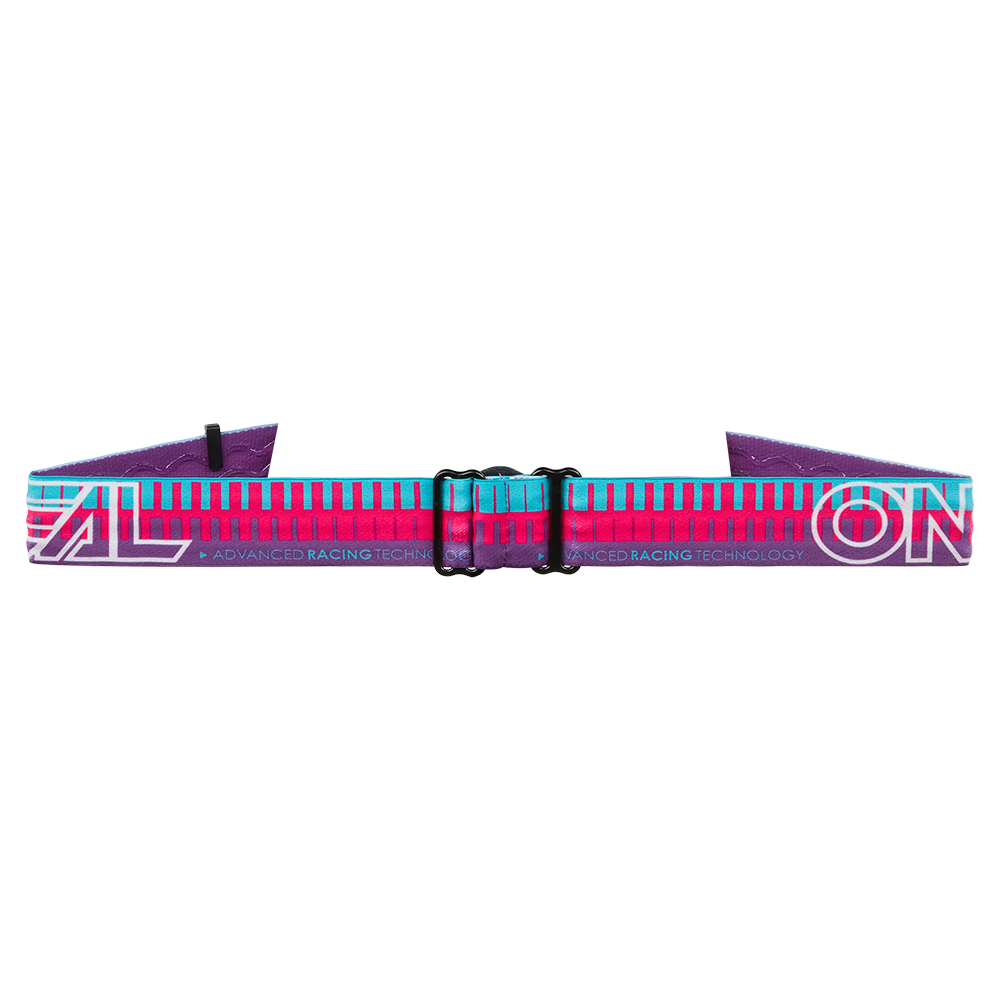 O'NEAL B-10 STRIPED Maske Rosa/Violett Silver Mirror Scheibe