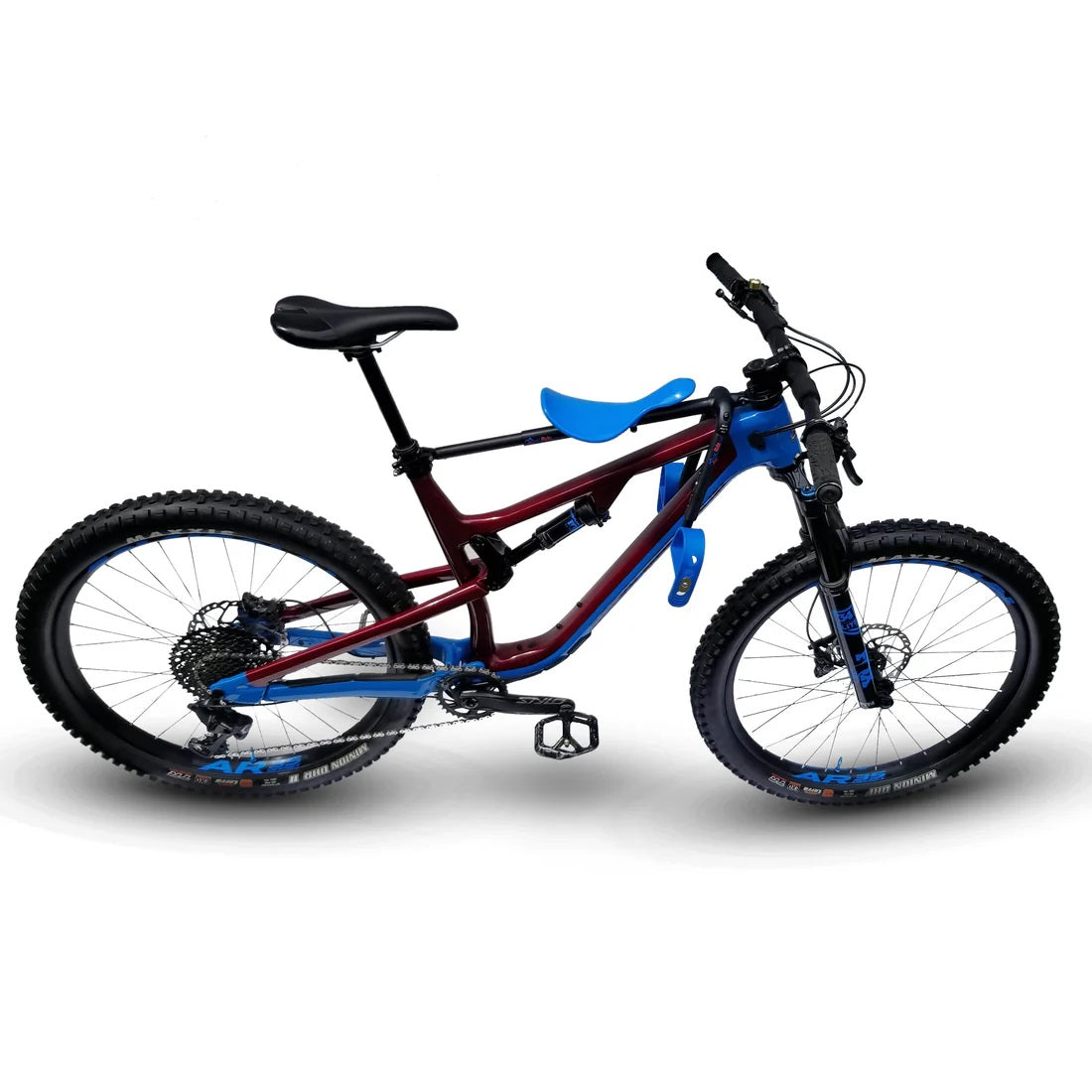 Kindersitz MAC RIDE für Pivot 1"1/8 Komplett Blau