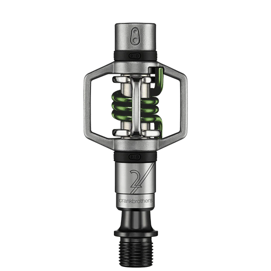 Pedale CRANKBROTHERS EGG BEATER 2 Silber / Grün