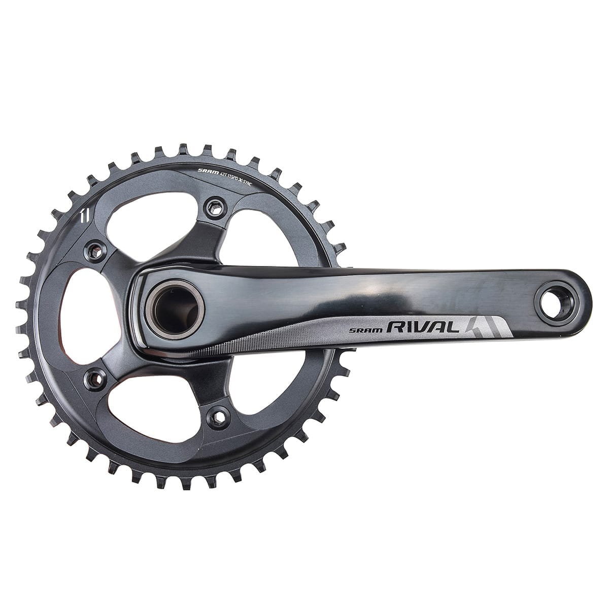 Kurbel 11-fach SRAM RIVAL 1 GXP Mono 5 Loch Schwarz