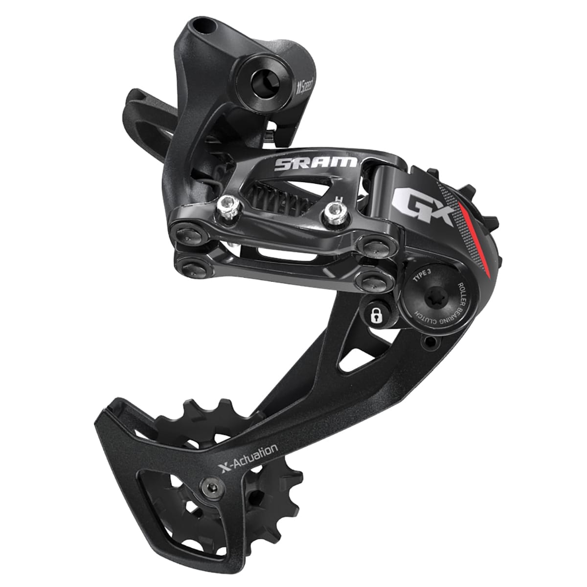 Schaltwerk SRAM GX 2x11-fach Langer Käfig Rot