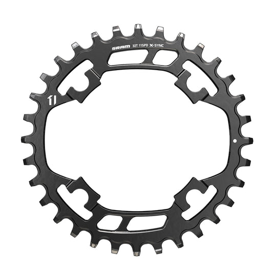 Mono-Kettenblatt SRAM X-SYNC 11-fach Lochkreis 94mm Stahl Schwarz