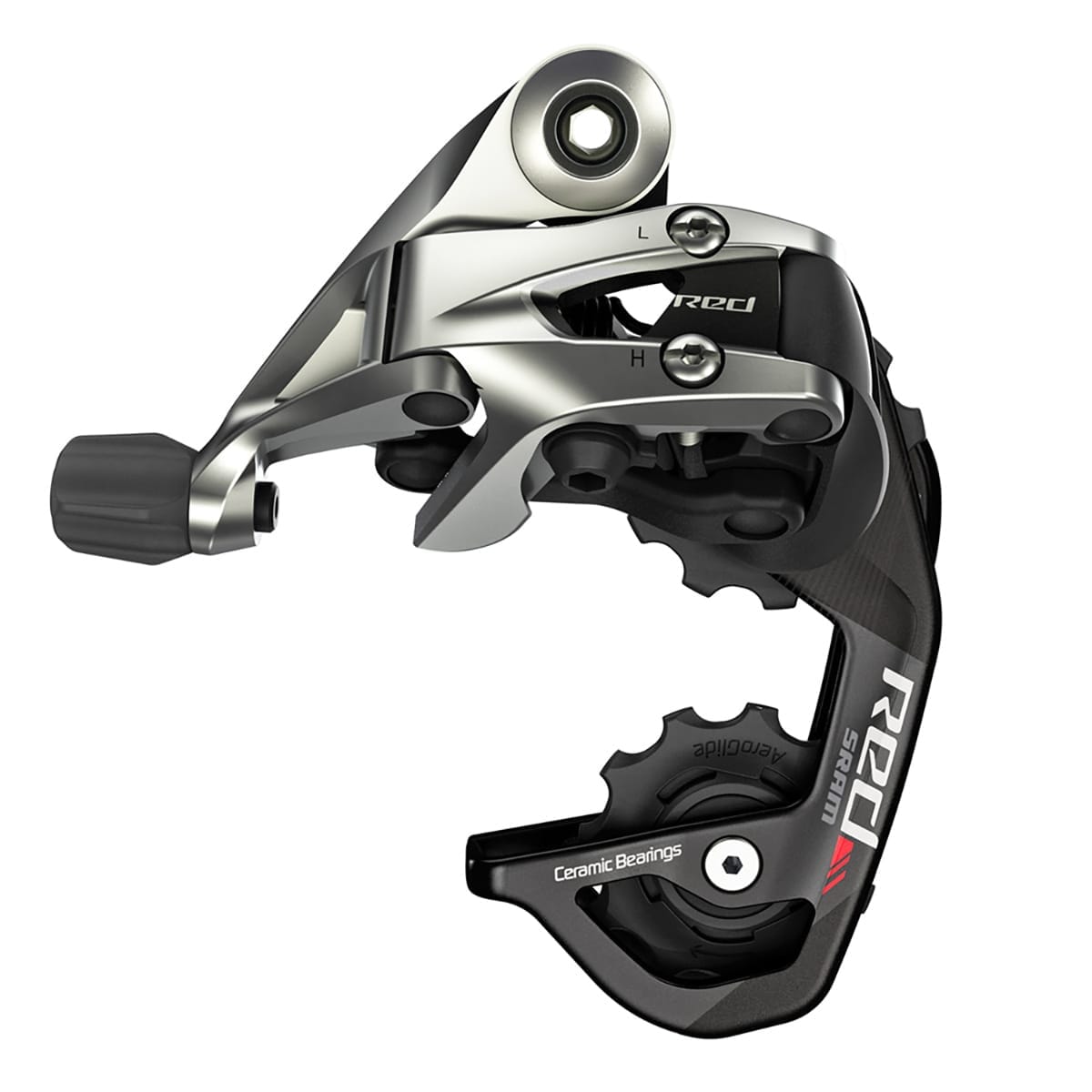 Hinterer Umwerfer SRAM RED 2x11V Kurzer Käfig