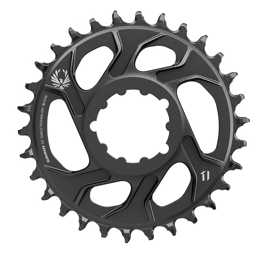 Einfachkettenblatt SRAM X-SYNC2 EAGLE 12V Direct Mount Offset 6mm Alu Schwarz