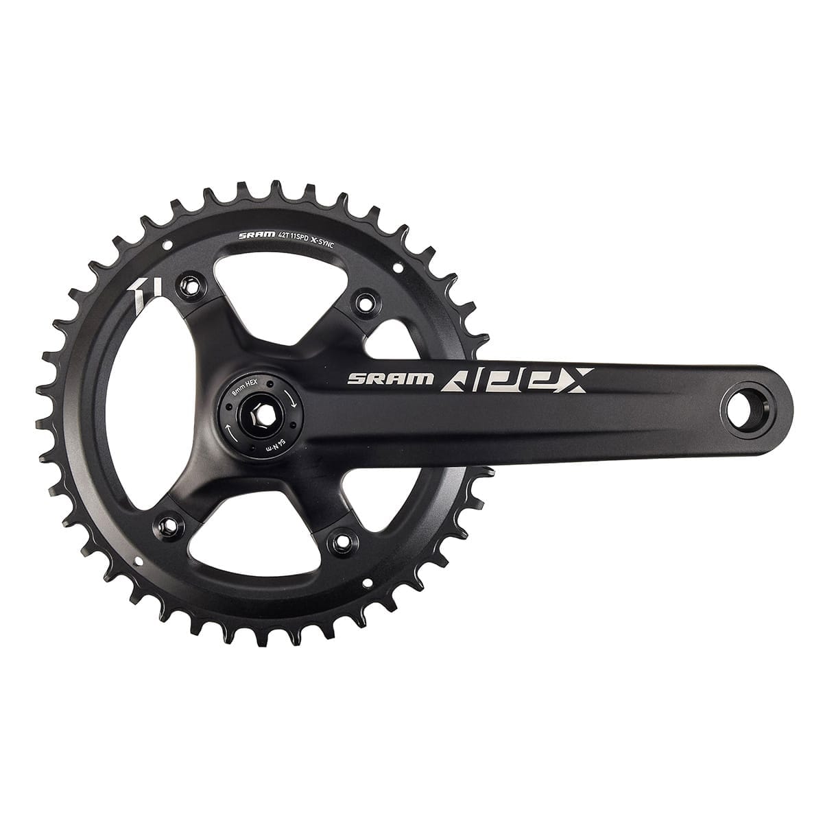 Einfach-Kurbelsatz 11-fach SRAM APEX 1 BB30
