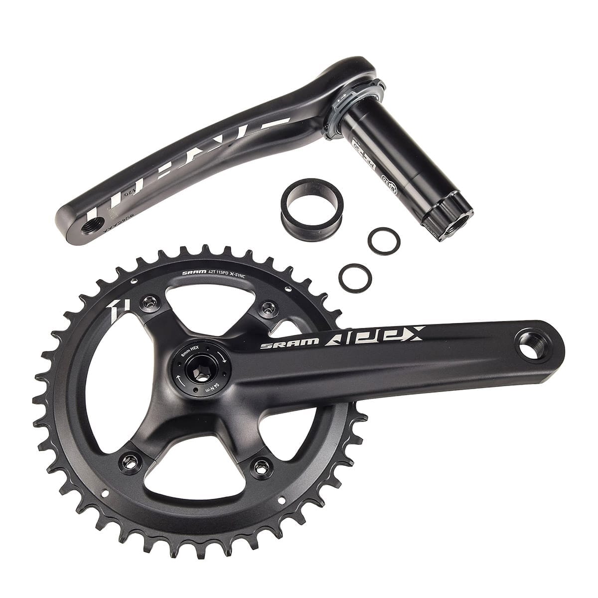 Einfach-Kurbelsatz 11-fach SRAM APEX 1 BB30