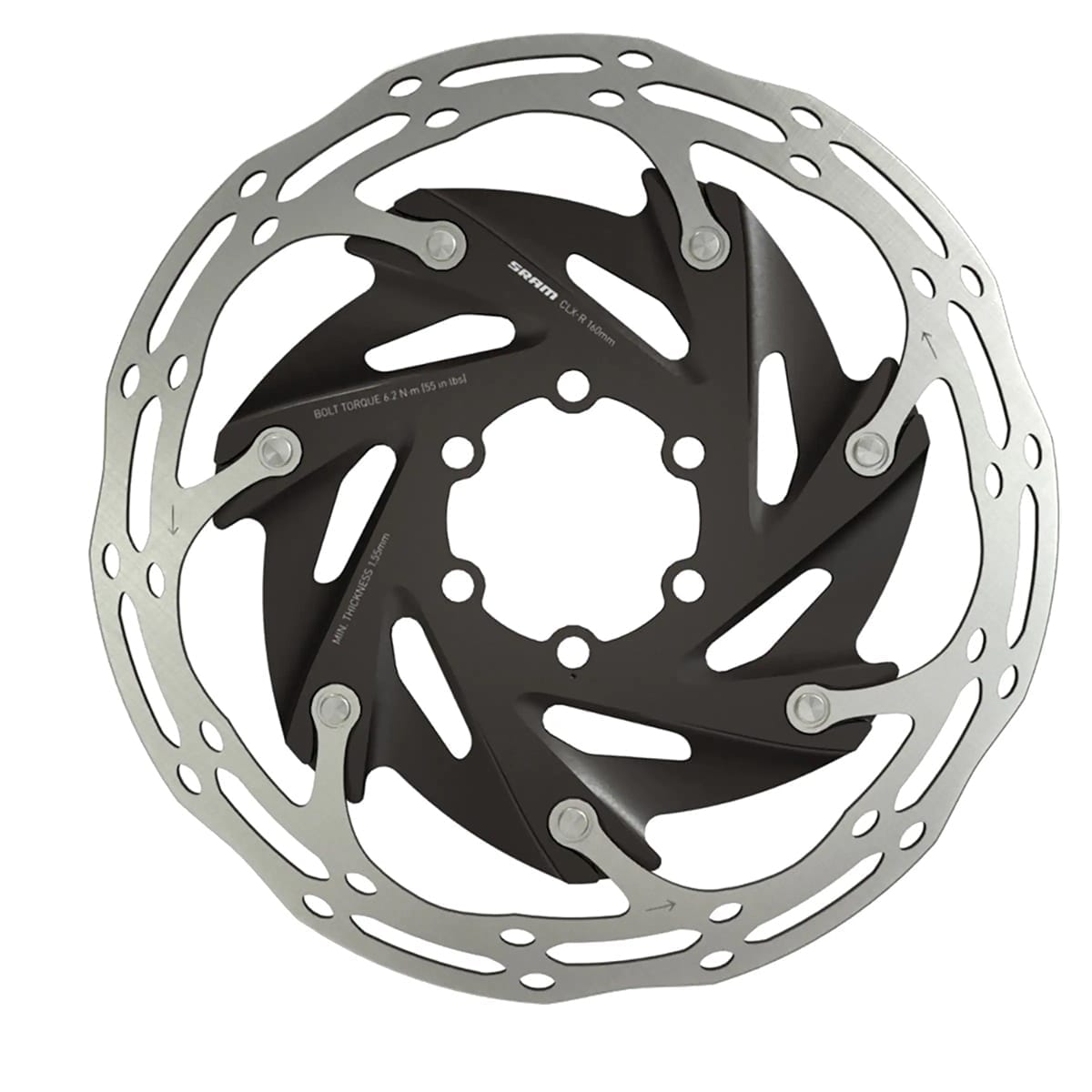 Bremsscheibe SRAM CENTERLINE XR 6 Loch Schwarz