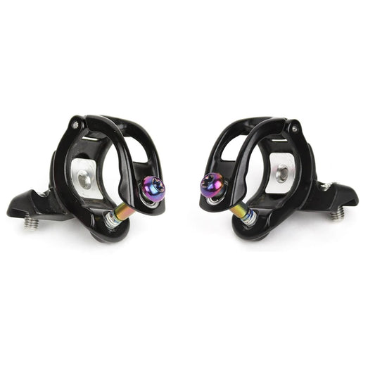 Paar SRAM Matchmaker MMX Schwarze Klemmen mit Edelstahlschrauben Rainbow #00.5315.018.051